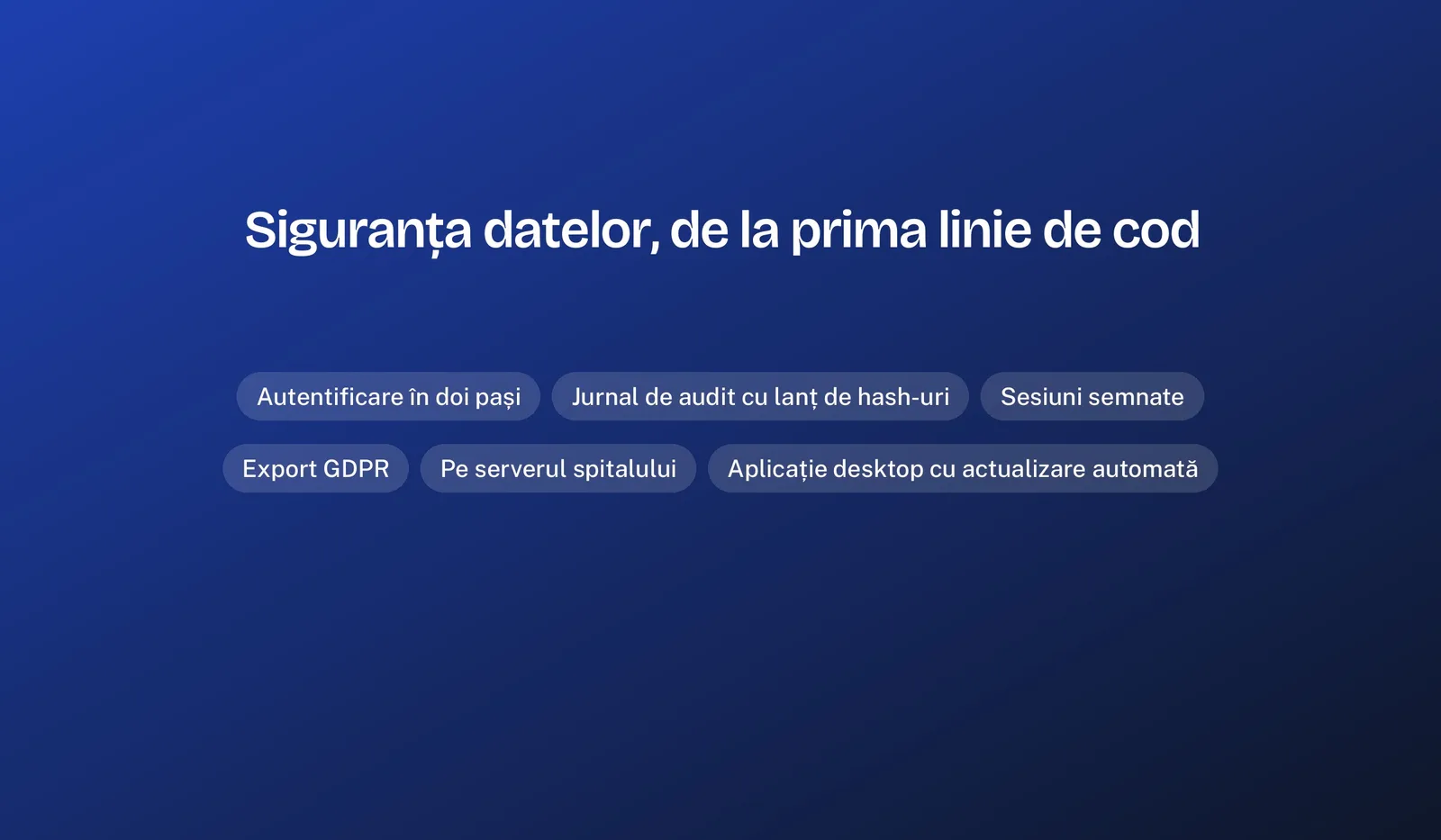 Siguranța datelor în sistemul informatic PremierMed