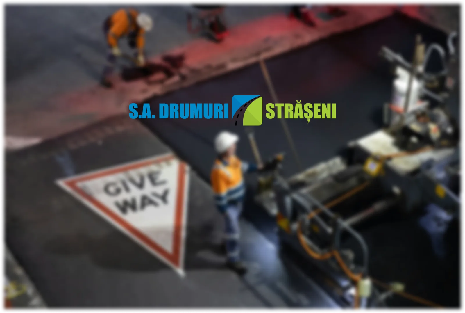 Sigla S.A. Drumuri-Strășeni peste un șantier de drum